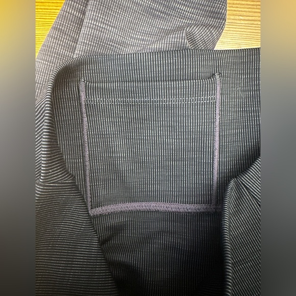 Vuori Lux Rib Studio Leggings HR 25” Quartz Heather Purple Sz Medium - Picture 5 of 8